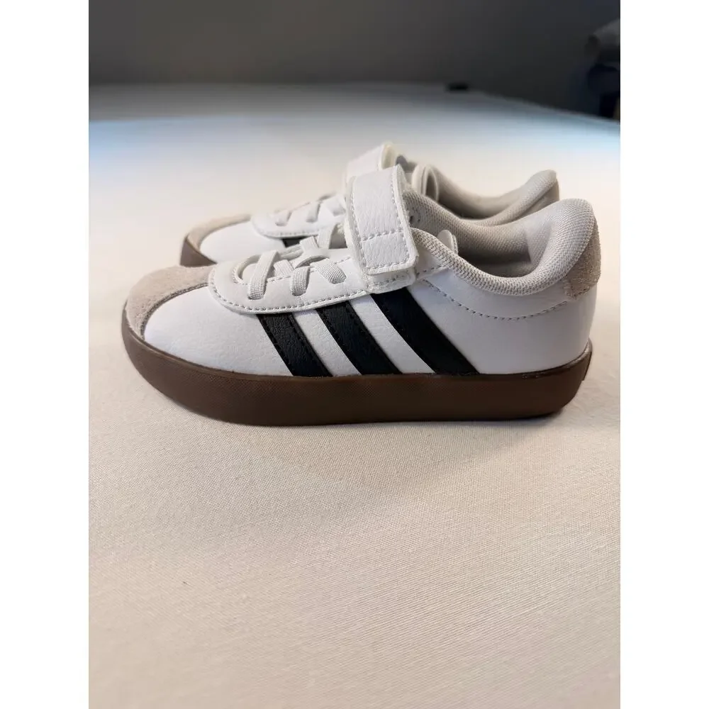 Adidas VL Court 3.0 Toddler Girls Sneakers White 11K NWOT